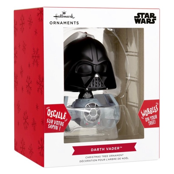 Hallmark Star Wars Darth Vader Bouncing Buddy Christmas Ornament NIB - Picture 7 of 9